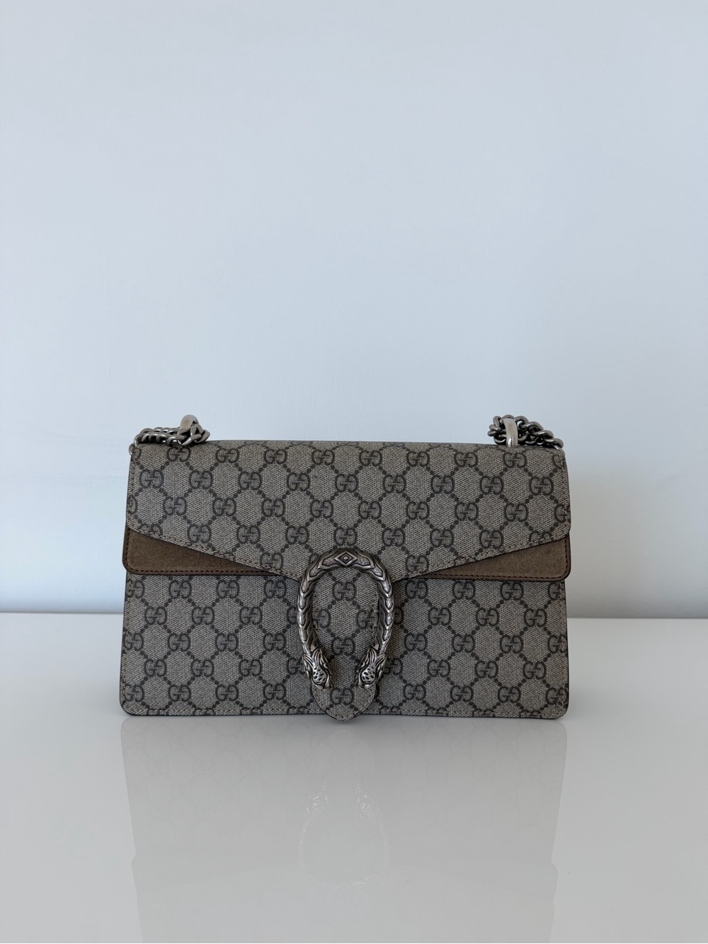 Gucci Dionysus GG Shoulder Bag – Beige Canvas | Authentic | Dust Bag Included